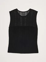 Sculpted Ribbed Top