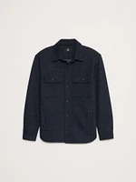 Herringbone Jacquard Shirt Jacket