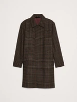 Italian Plaid Car Coat