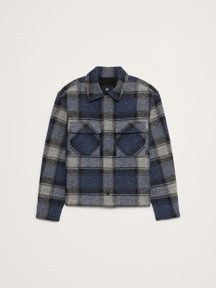 Plaid Shirt Jacket