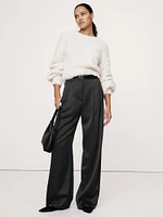 Soho High-Rise Wide-Leg Italian Pant