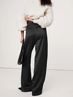 Soho High-Rise Wide-Leg Italian Pant