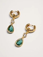 Mermaid Teardrop Drop Earrings by Aureus + Argent