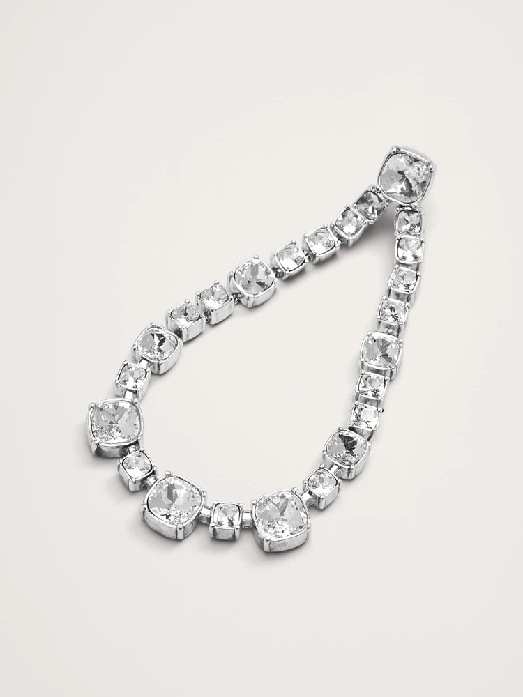 Maxima Rhinestone Teardrop Earrings by Aureus + Argent