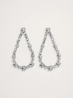 Maxima Rhinestone Teardrop Earrings by Aureus + Argent