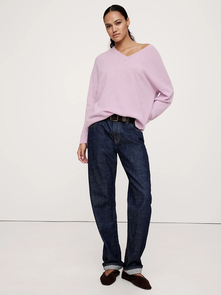 Lightweight Cashmere V-Neck Sweater