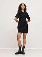 Everywhere Ponte Seamed Mini Dress