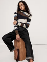 Stretch-Jersey Turtleneck Top