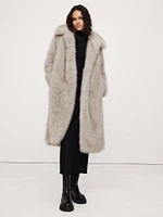 Faux Fur Long Coat