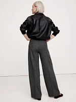 Relaxed Wide-Leg Italian Twill Pant