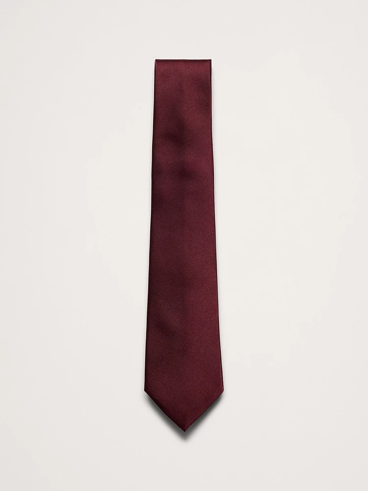 Solid Silk Tie