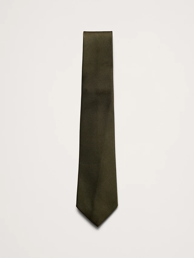 Solid Silk Tie