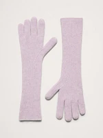 Signature Cashmere Long Gloves