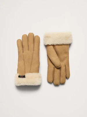 Shearling Gloves by Crown Cap