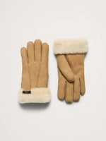 Shearling Gloves by Crown Cap