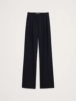 Soho High-Rise Wide-Leg Italian Pant