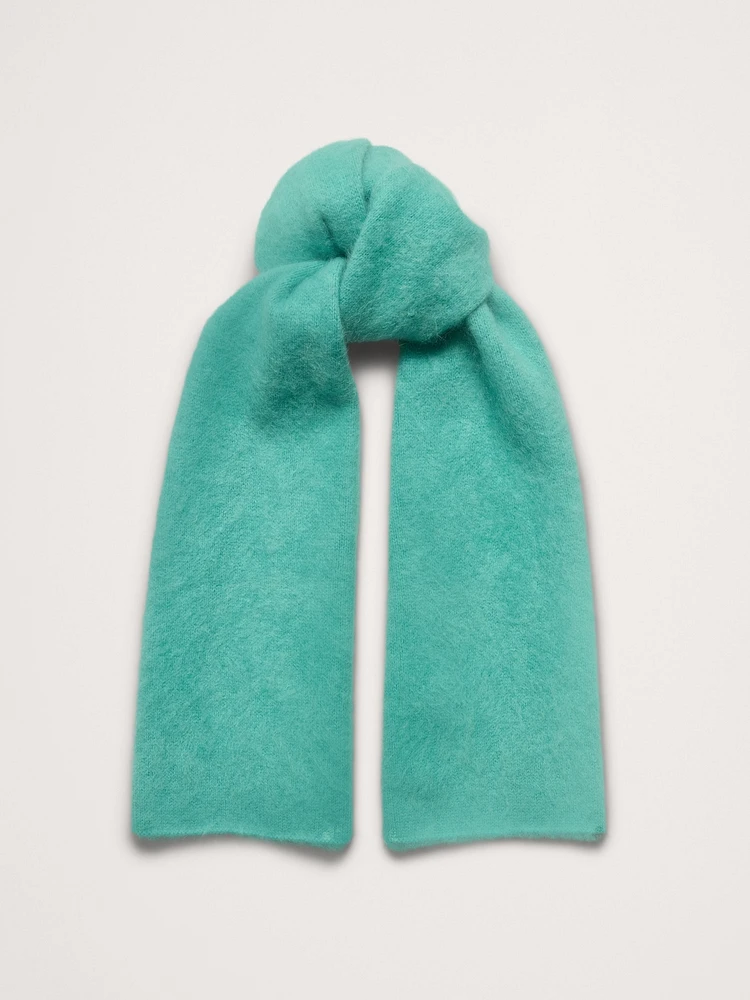 Brushed Wool-Cashmere Scarf