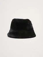 Shearling Bucket Hat by Crown Cap