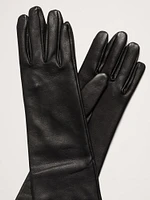 Leather Opera-Length Gloves