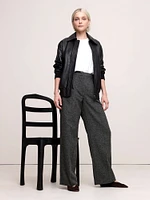 Relaxed Wide-Leg Italian Twill Pant