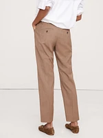 Siena Slim Italian Wool Ankle Pant