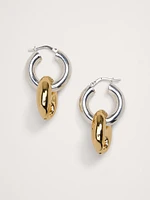 Mariner Link Mini Hoop Earrings by Aureus + Argent