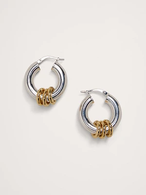 Rings Mini Hoop Earrings by Aureus + Argent