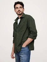 Relaxed Flannel Overshirt