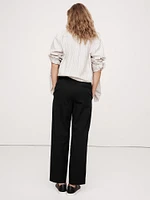 Pull-On Slim Twill Pant