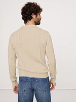 Cotton Sweater Polo
