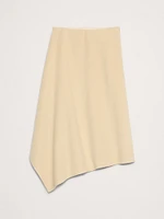 Double-Faced Wool-Blend Midi Skirt