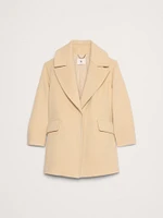 Double-Faced Wool-Blend Peacoat