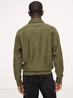 French Terry Rugby Sweatshirt
