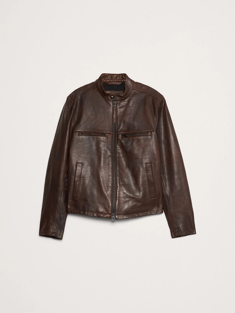 Leather Biker Jacket