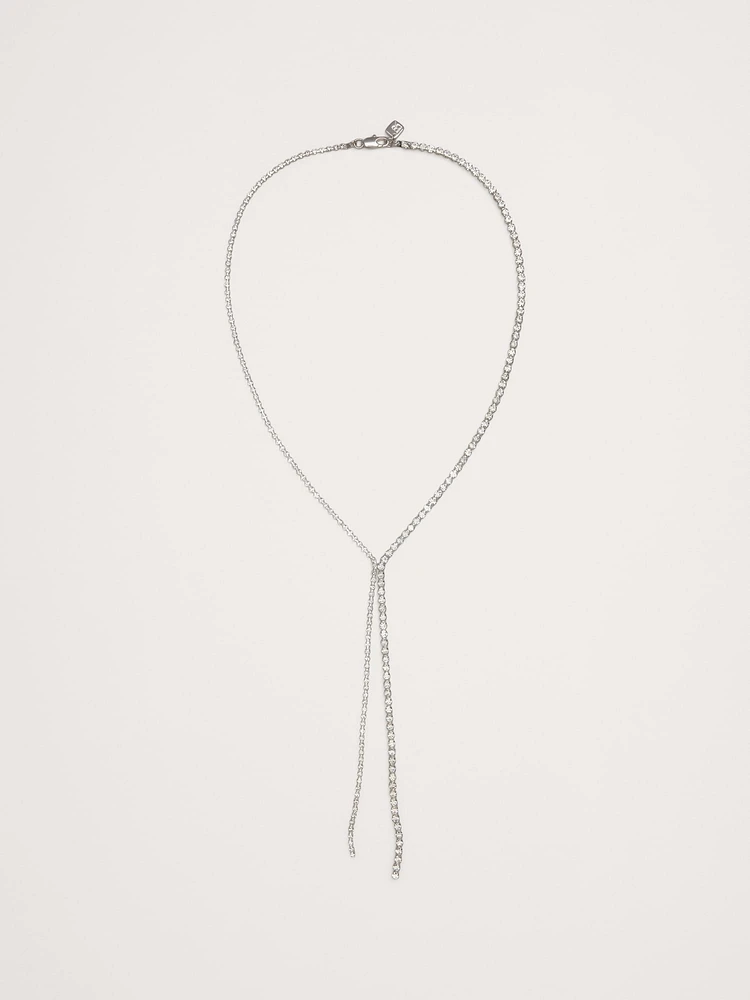 Crystal Lariat Necklace