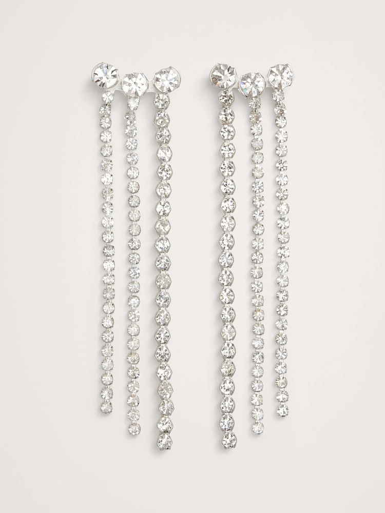 Crystal Fringe Earrings