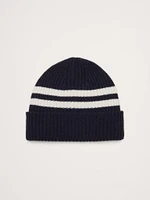 Reversible Merino-Blend Beanie