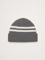 Reversible Merino-Blend Beanie