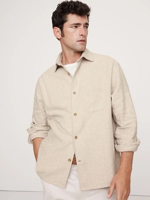 Relaxed-Fit Flannel Overshirt