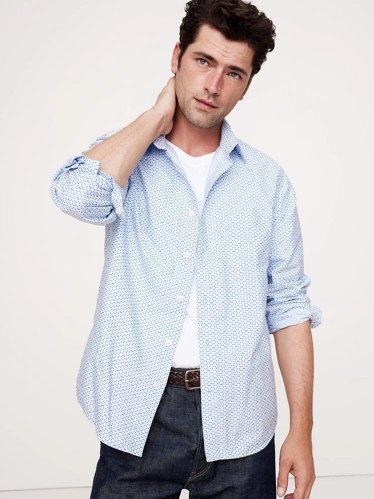 Washed Cotton Poplin Shirt