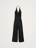 Crepe Halter Jumpsuit