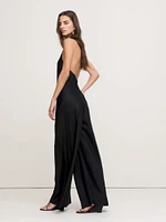 Crepe Halter Jumpsuit