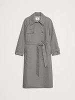 Water-Repellant Italian Wool Trench Coat