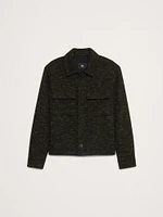 Ribbed Shirt Jacket
