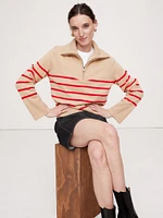 Cashmere Half-Zip Sweater