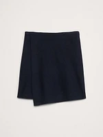 Wool-Blend Bouclé Mini Skirt