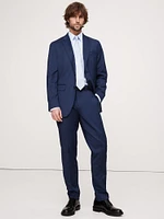 Signature Italian Nailhead Suit Pant