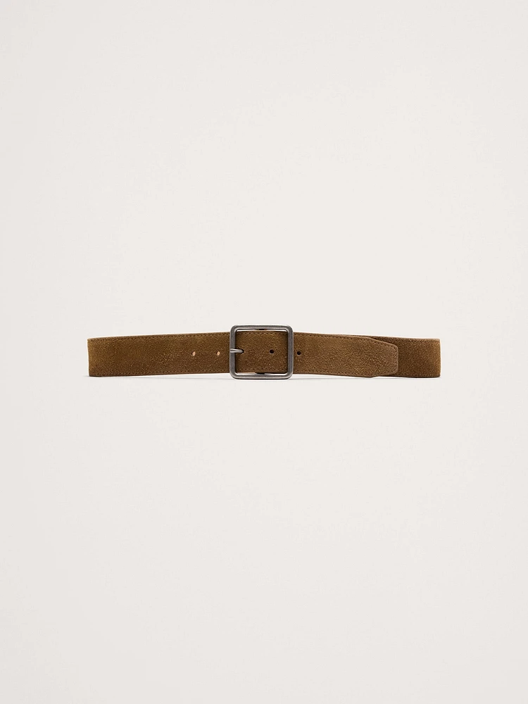 Rough-Out Leather Belt