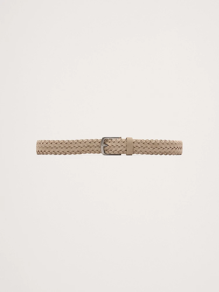 Braided Suede Belt