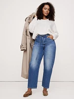 High-Rise Rigid Bow Jean